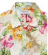 TAYLOR - Multi colored summer floral print linen shirt