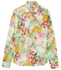 TAYLOR - Camisa de lino con estampado floral de verano en multicolor