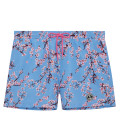 THEO ocean Japanese flower print swim shorts