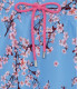 THEO Short de bain imprimé motif fleur japonaise ocean