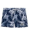 RUBEN - Short de bain imprimé fleurie marine