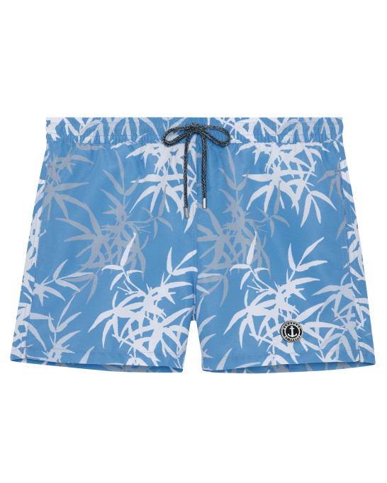 RUBEN - Short de bain imprimé fleurie ocean