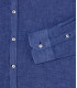 JONAS - Plain linen shirt indigo