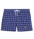 BRAN - Indigo Vintage 80s Printed Swim Shorts