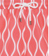 JAROD - Short de bain imprimé wavy fushia
