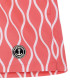 JAROD - Wavy fuchsia printed swim shorts