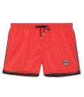 TOM - Short length plain coral swim shorts