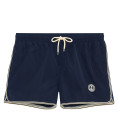 TOM - Short length plain navy swim shorts