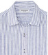 RAY - Linen thin stripes shirt blue