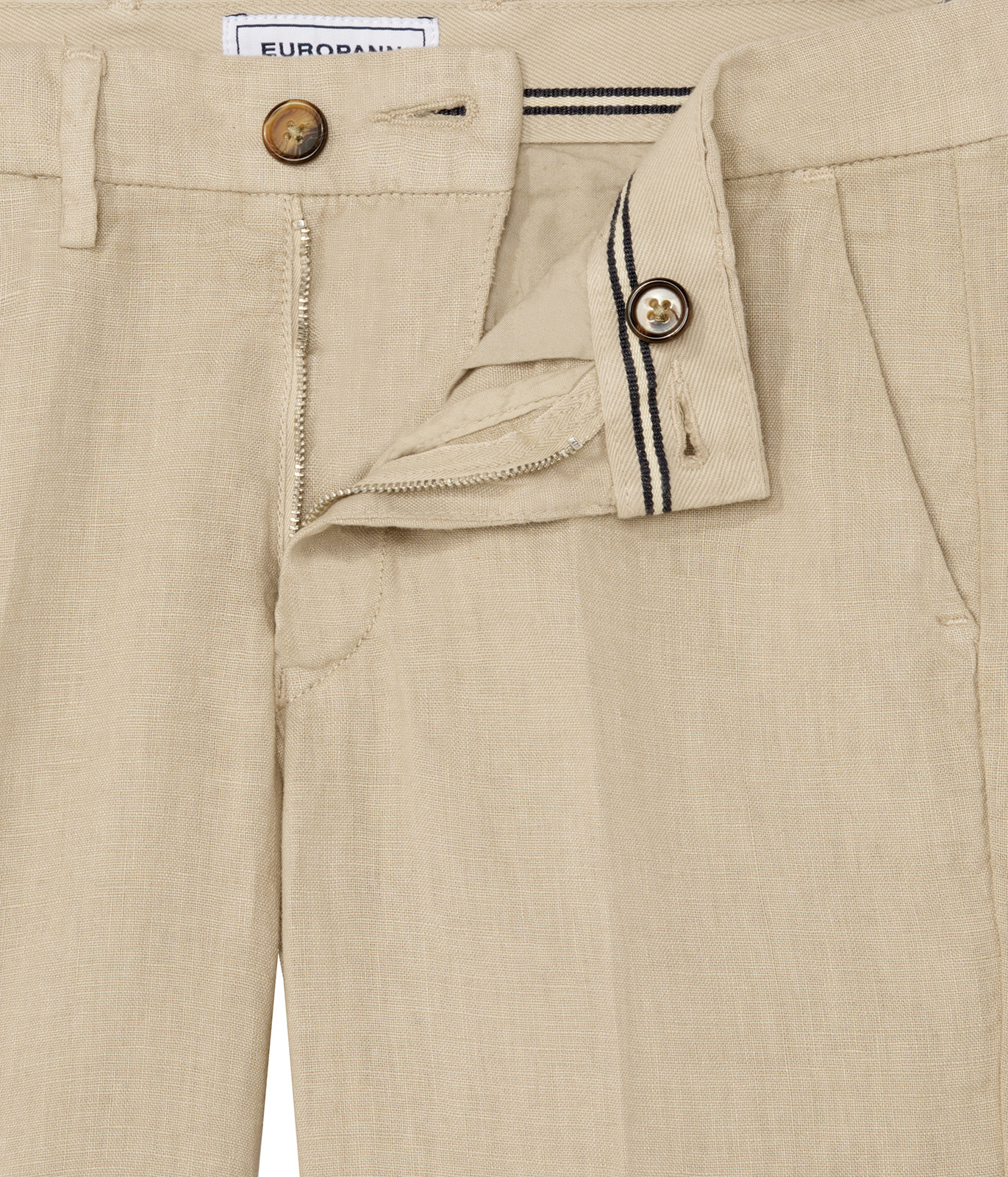 Casual linen bermudas for mens with regular fit