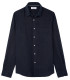 DIVA - Casual linen shirt, ink blue 