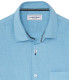 DIVA - Plain linen shirt ocean blue