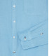 DIVA - Plain linen shirt ocean blue