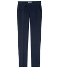 DYLAN - Calça de linho casual azul-marinho