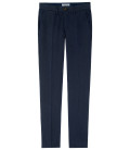 DYLAN - Navy blue casual linen trouser