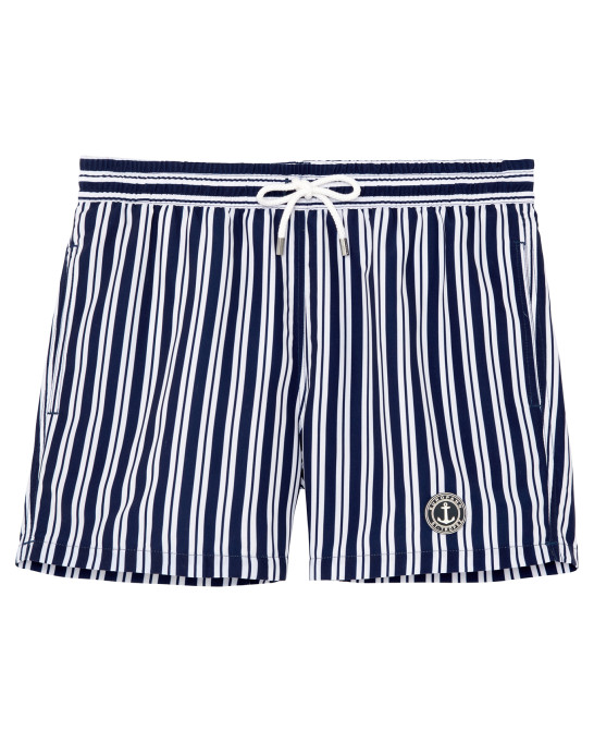 RYAN - Navy stripes swim shorts