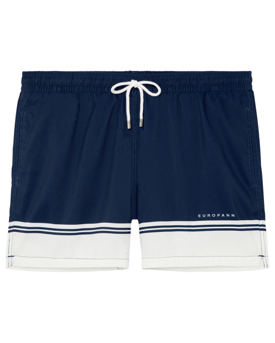 MALI - White printed swim shorts