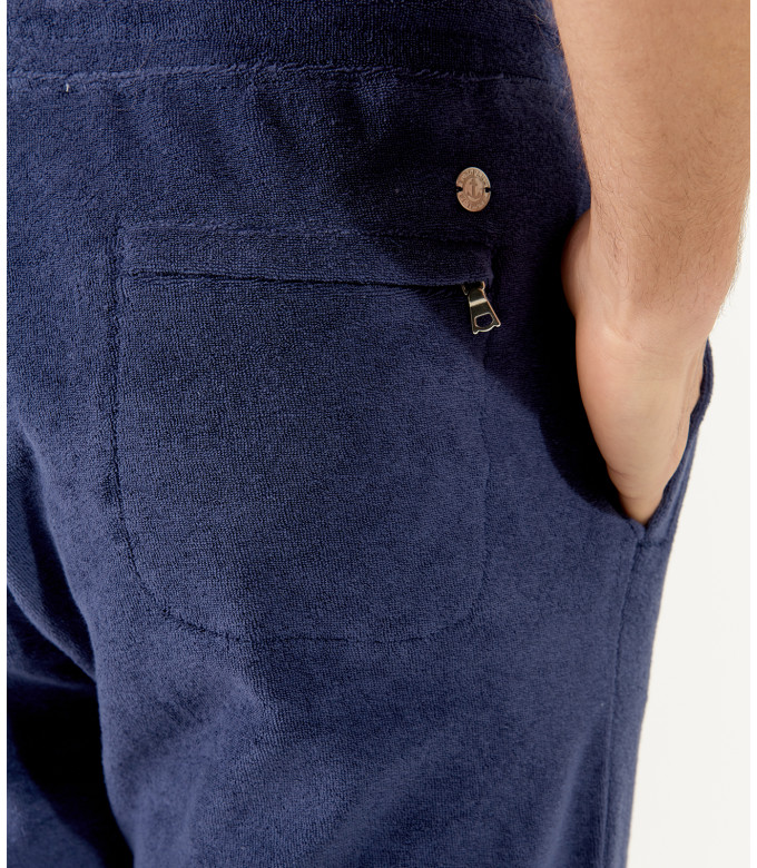 BART - Navy blue terrycloth joggers