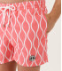 JAROD - Wavy fuchsia printed swim shorts