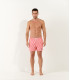 JAROD - Wavy fuchsia printed swim shorts