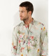 LUC - Cotton Aqua printed shirt