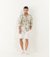 LUC - Cotton Aqua printed shirt