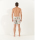LUKA - Aqua Japanese flower print swim shorts