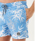 RUBEN - Short de bain imprimé fleurie ocean