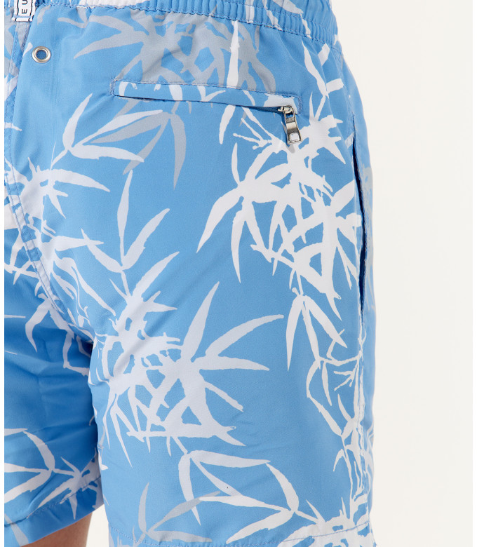 RUBEN - Short de bain imprimé fleurie ocean