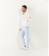 COTTON HOODIE SACHA WHITE