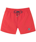 SOFT - Plain coral swim shorts