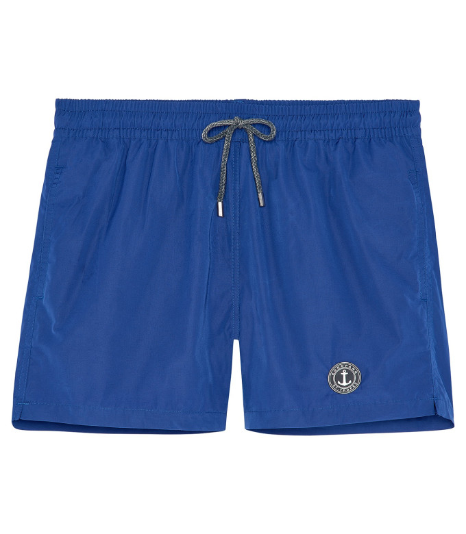 SOFT - Plain indigo swim shorts