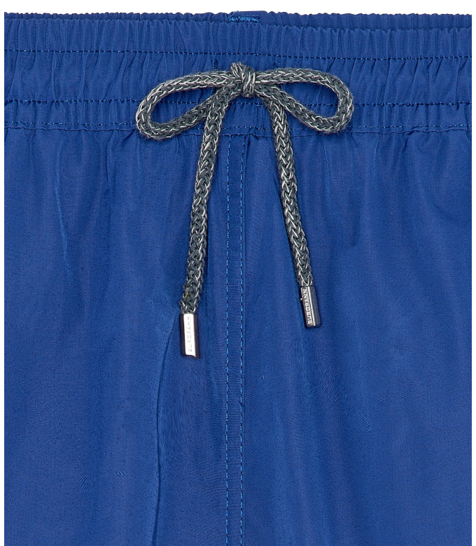 SOFT - Plain indigo swim shorts