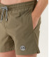 SOFT - Plain khaki swim shorts