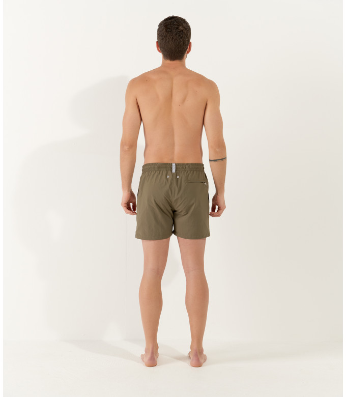 SOFT - Plain khaki swim shorts