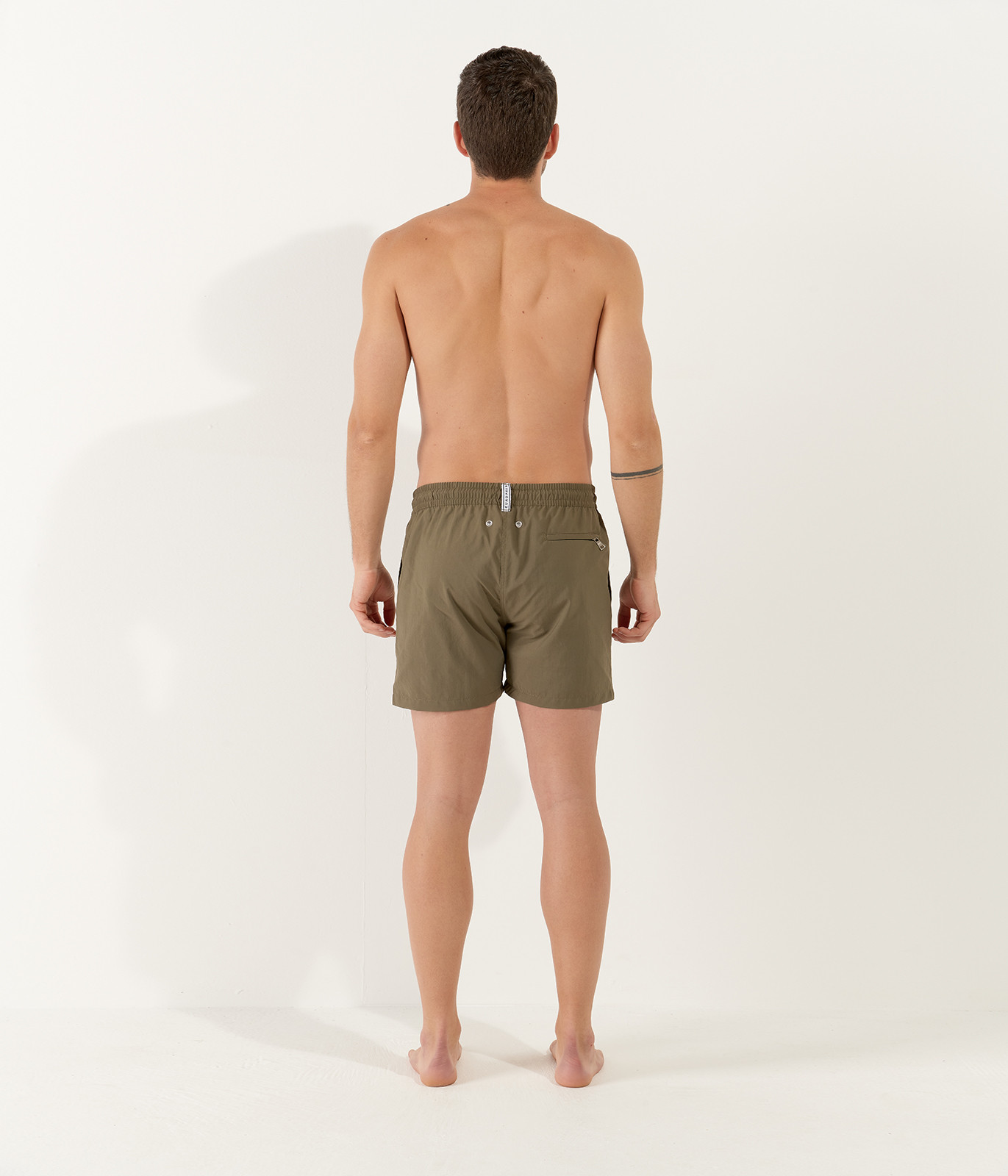 Khaki clearance swim shorts
