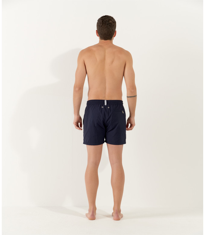 SOFT - Plain navy blue swim shorts