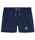 SOFT - Plain navy blue swim shorts