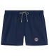 SOFT - Plain navy blue swim shorts