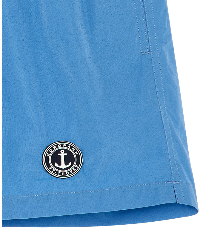 SOFT - Plain ocean blue swim shorts