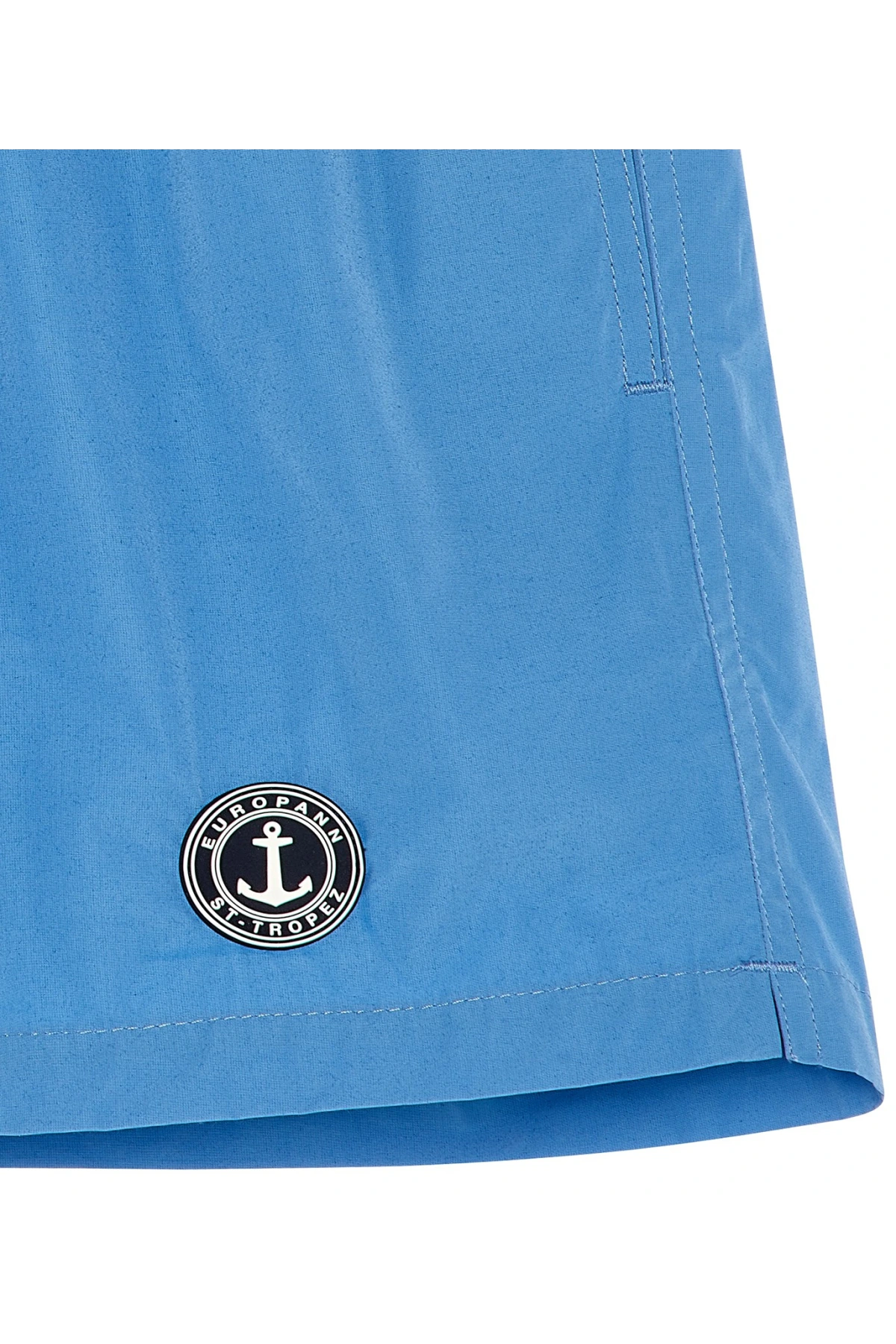 SOFT -  Short de bain uni bleu océan