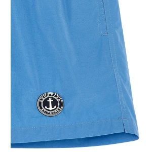 SOFT -  Short de bain uni bleu océan