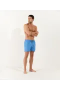 SOFT - Plain ocean blue swim shorts