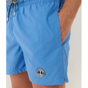 SOFT -  Short de bain uni bleu océan