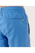 SOFT - Plain ocean blue swim shorts