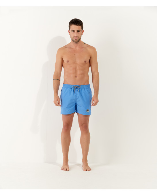 SOFT - Plain ocean blue swim shorts