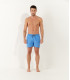 SOFT - Short de bain uni bleu océan