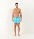 SOFT - Plain turquoise blue swim shorts