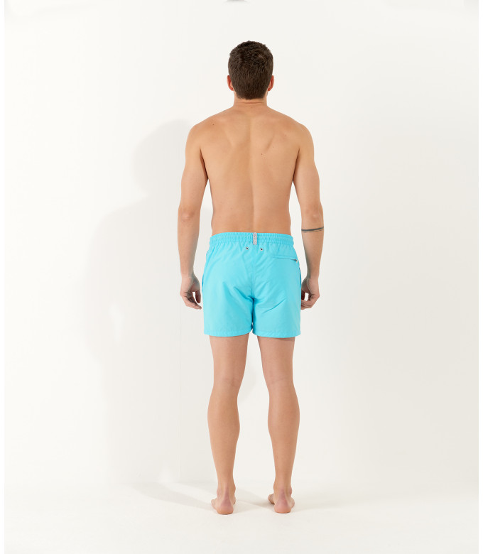 SOFT - Plain turquoise blue swim shorts