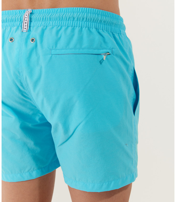 SOFT - Plain turquoise blue swim shorts